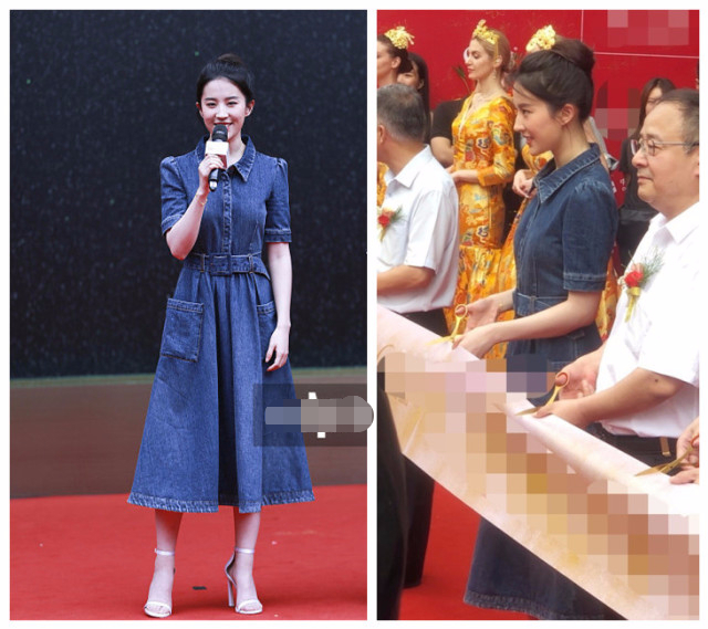 最新机场街拍，瘦身成功的刘亦菲，却又被吐槽腿太粗？