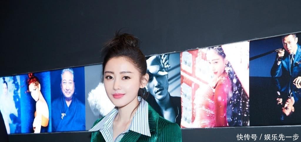 张天爱这样穿真帅, 条纹衬衫配阔腿裤, 简直都没小鲜肉什么事了!