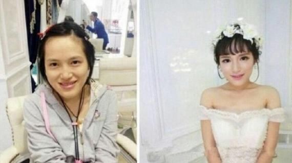 妹子结婚当天化妆后，新郎:是不是娶错人