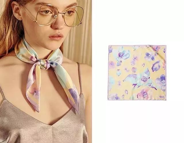 一条丝巾,拯救你无聊的穿搭