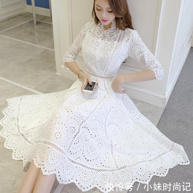 [春夏]8款春夏蕾丝连衣裙正流行，20-45女性减龄提气质更有女人味