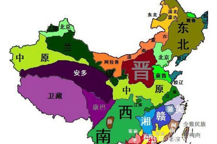  「方言」中国方言分布图除了粤语，还有哪些方言全国较强，厉害
