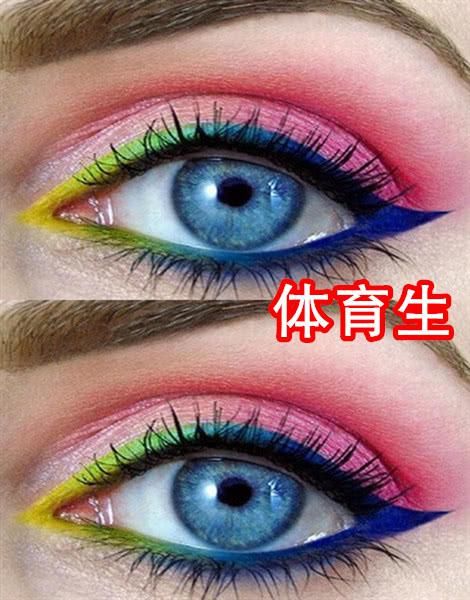  让我们|00后眼妆有多炫？文科生、体育生都OK，看到美术生：能不能把头寄给你？