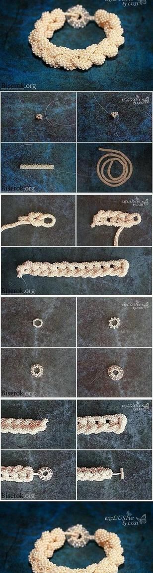  手链：编绳和串珠是王者搭配，24个编绳串珠教程，学会手链、项链不用买