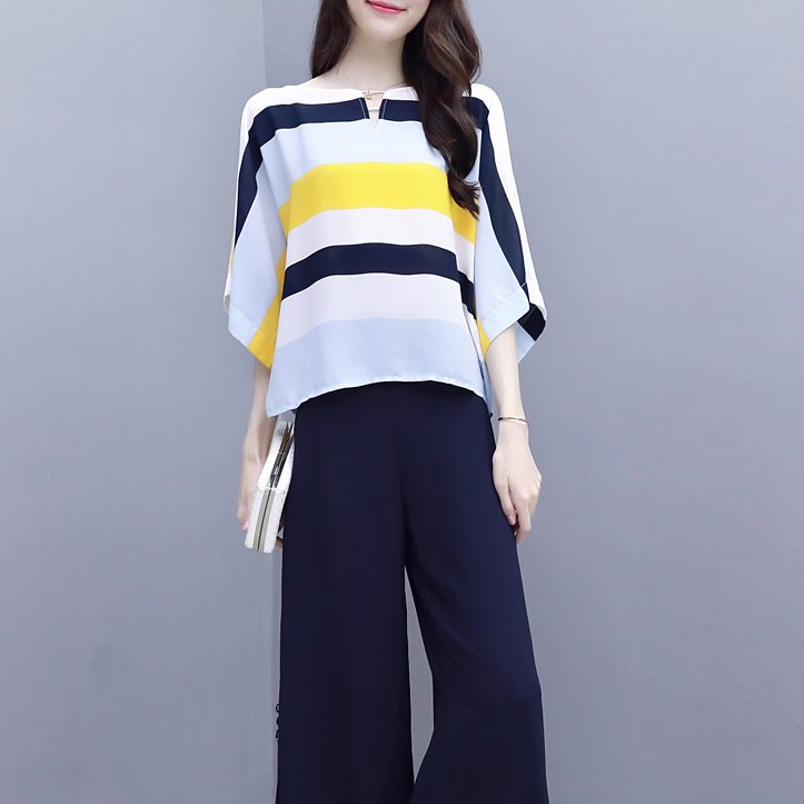 刚上架就卖疯的阔腿裤套装，比裙子方便，比短裤优雅，超美嫩