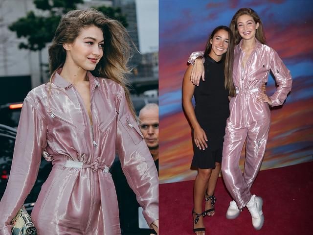 Gigi时装周走秀，同台妹妹显差距，难怪大秀接到手软!