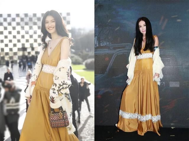 女人中的极品，一般和她撞衫都像是找虐，娜扎勉强能打个平手