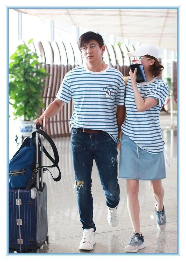 吴奇隆不过和刘诗诗穿上了情侣衫，就嫩成小鲜肉，终于不像父女了