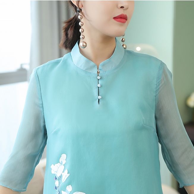 终于找到了，这些改良版旗袍简直太美了，70后穿简直美翻天