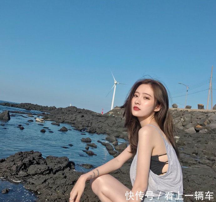 美女海边写真，风景好美，是在哪个岛上拍的？