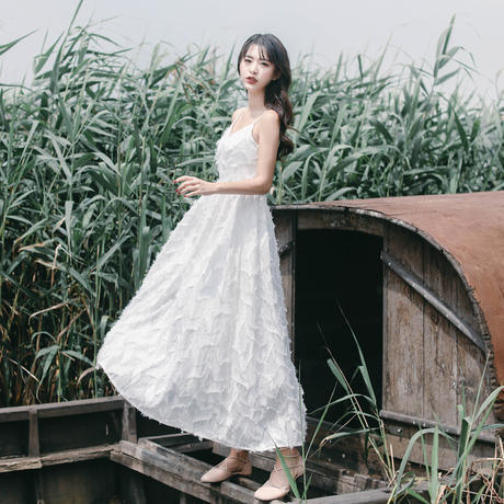 少女感初恋裙，似天边仙子般空灵，感受澄澈透明的初心