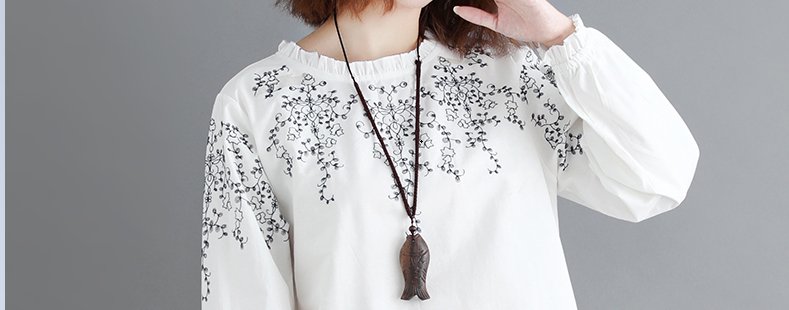 今秋的棉麻衫又火了!比真丝时髦，比旗袍好穿，洋气超显嫩