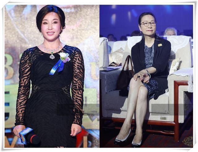 当63岁奚美娟撞上62岁刘晓庆，这就是优雅老去与过度保养的差距!