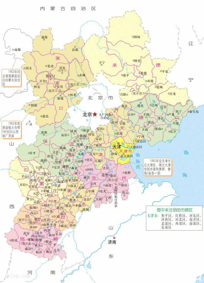 河北省行政区划沿革：北京、天津、河北是怎么分开的？