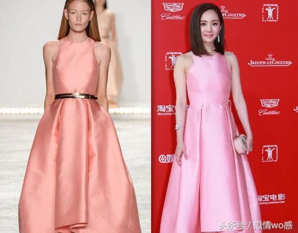 女星穿衣VS模特，热巴杨幂美翻，被关晓彤霍思燕的乡土气息击败