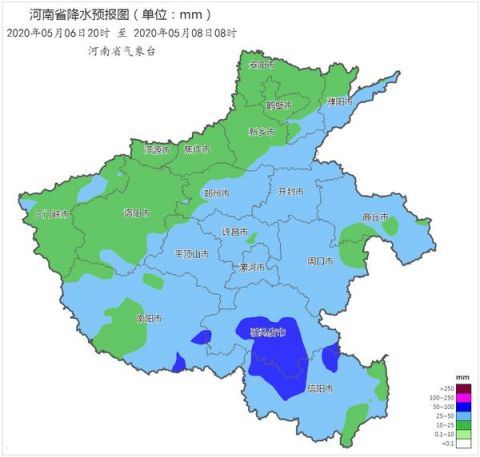  [部部分地区]6日夜里到7日河南大部降水 对缓解旱情有利