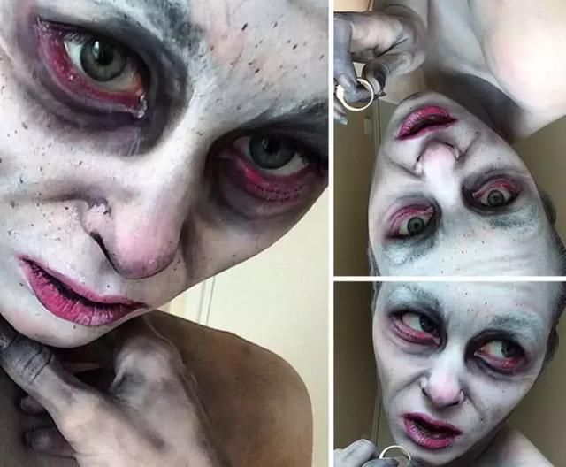 20岁女孩自学一年爱上“恐怖妆容”,没想到素颜的她却如此美丽