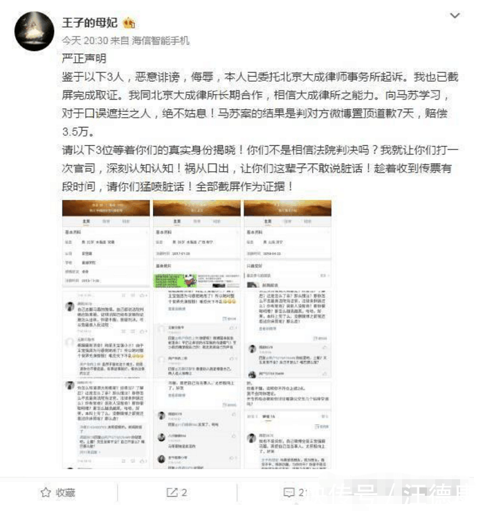 被人身攻击后， 马蓉朋友率先反击， 三名网友已被起诉