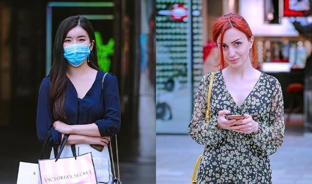 「美女们」街拍:追寻时尚没有任何的限制,时尚达人们的穿衣搭配充满了活力