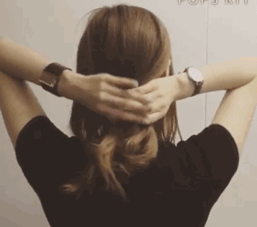 30秒get马思纯baby热巴同款夏日清凉扎发