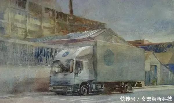  『画家』法国画家的灰调水彩画,太有质感啦