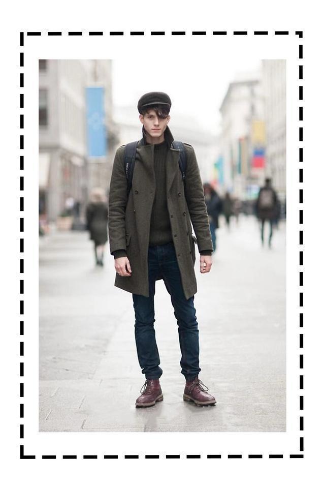  「初秋」这个造型很加分！一顶简单的Flat Cap，打造初秋型男凹造型！