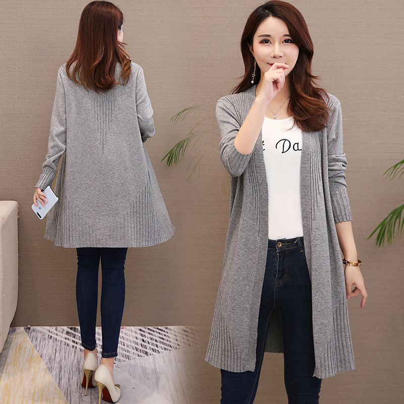 当下流行棉麻欧洲站针织开衫，适合70后的女人，洋气减龄又显瘦