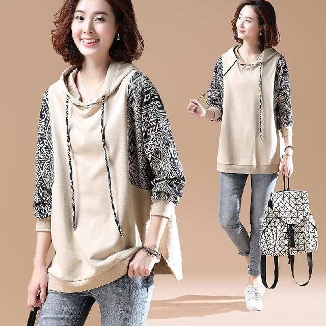 天渐凉别穿裙子,这些卫衣显年轻又好看,四五十女人秋天穿美了