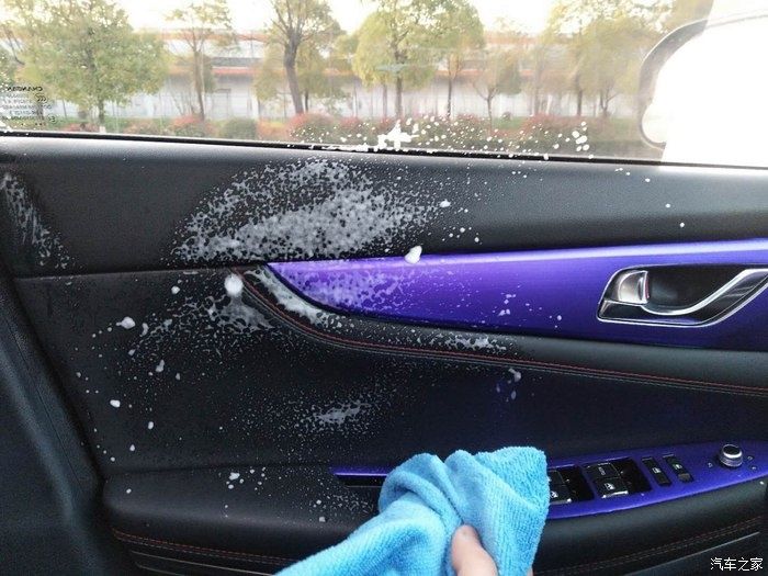  经验@爱车长安CS75清理，顶棚内饰清洗经验分享