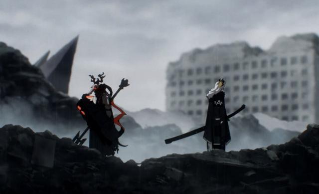  企鹅：明日方舟日服战地的逸话宣传动画详解 两大帅哥登场 能动的小企鹅