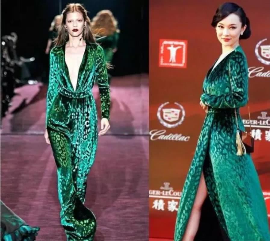 当女明星与模特撞衫,杨幂黯然失色,网友:还是迪丽热巴美