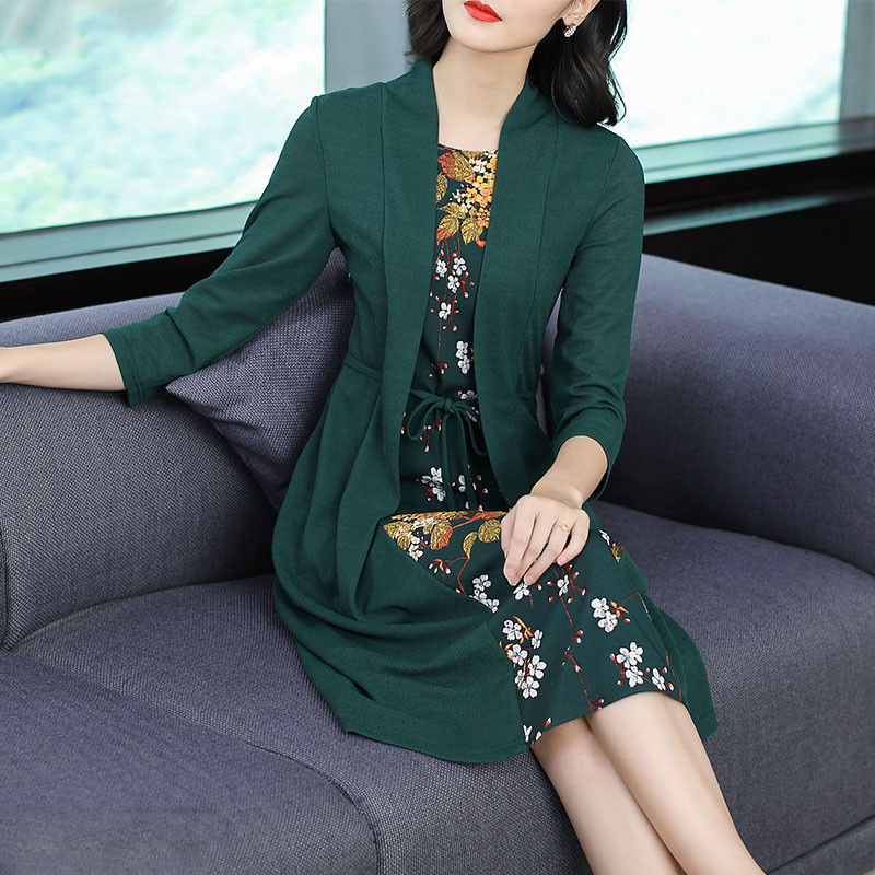 入秋了!新出炉秋裙，款款美出少女感，特适合40-55岁女人