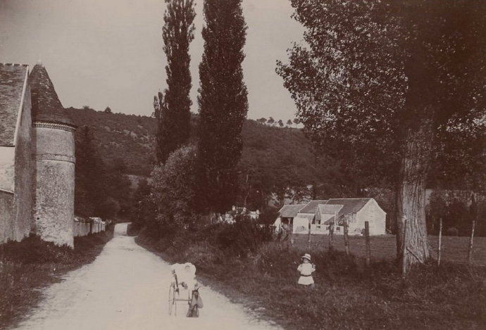 老照片:1870年法国乡村风情