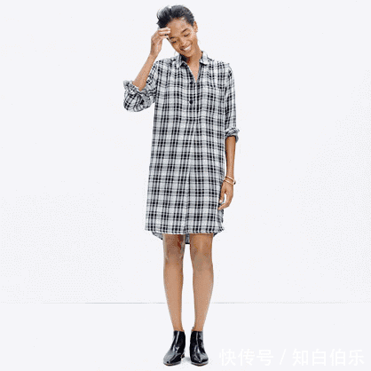 『针织』连衣裙别再搭外套了,春天这样叠穿又美又飒,轻松穿出优雅时髦感