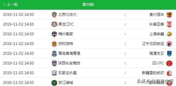  #弱旅#中甲赛程：青岛黄海连战弱旅冲超稳了，恒丰或被这队夺走