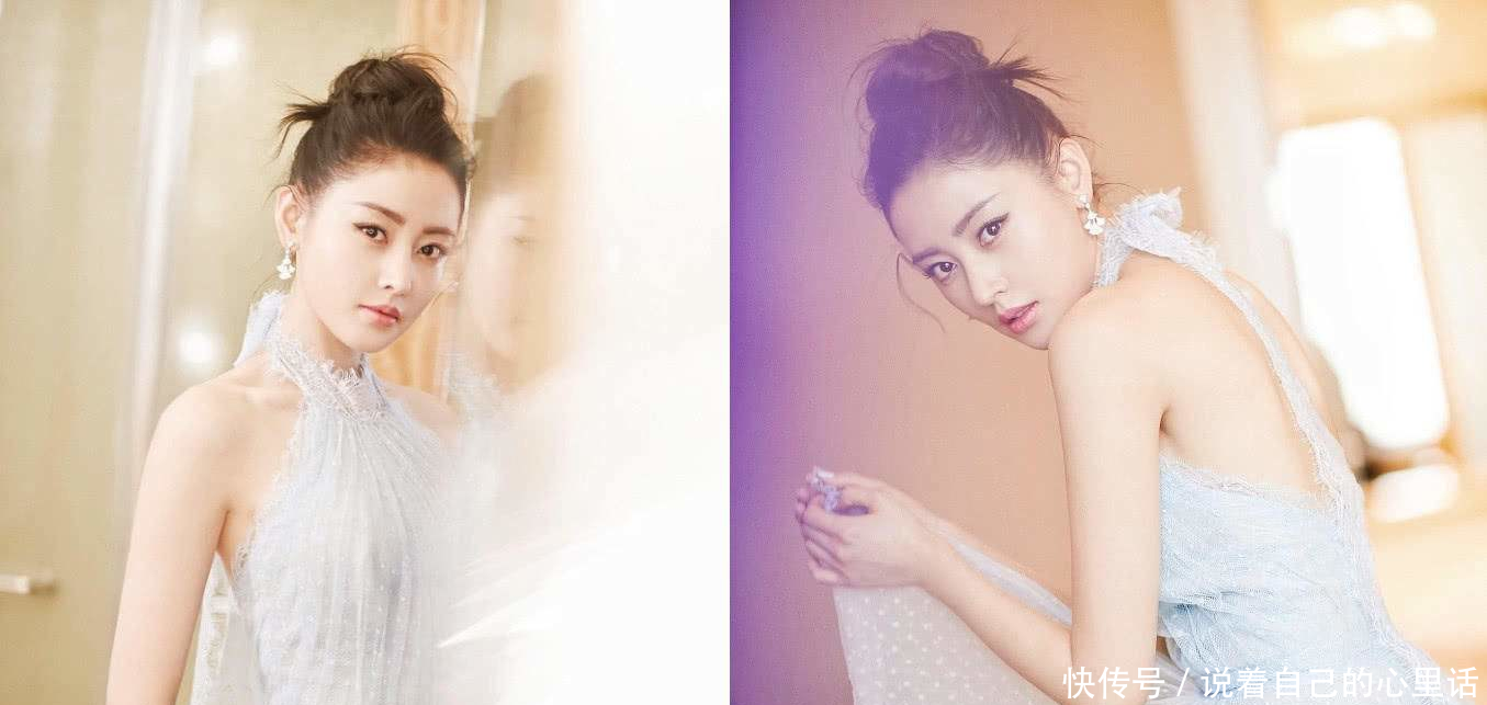 张天爱这条裙子也太好看了！网友我这是看到了啥这裙子不安全