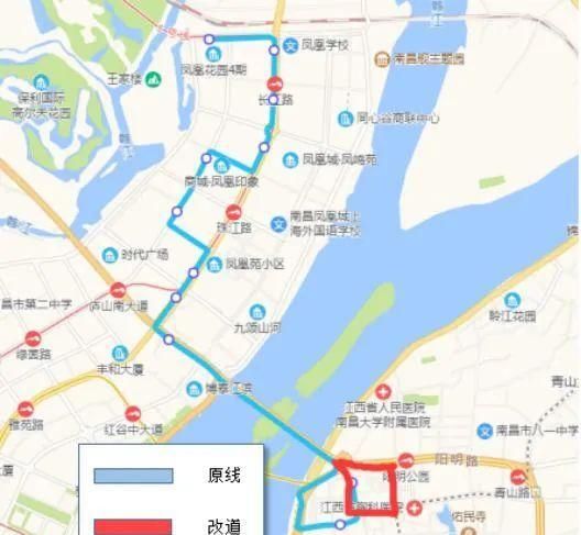  #叠山路胜利路口#最新消息：5月3日起 南昌多条公交线路调整