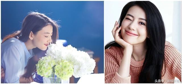 高圆圆39岁，董洁38岁，两人仅差一岁，一个少女一个大妈！