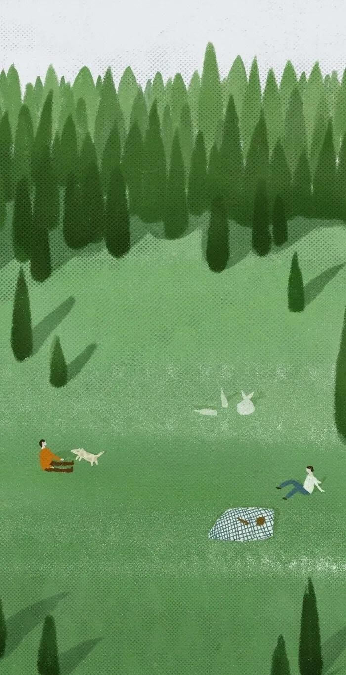  [好久不见]全面屏壁纸·聊天背景图·美文诗：待到春暖花开，说声“好久不见”
