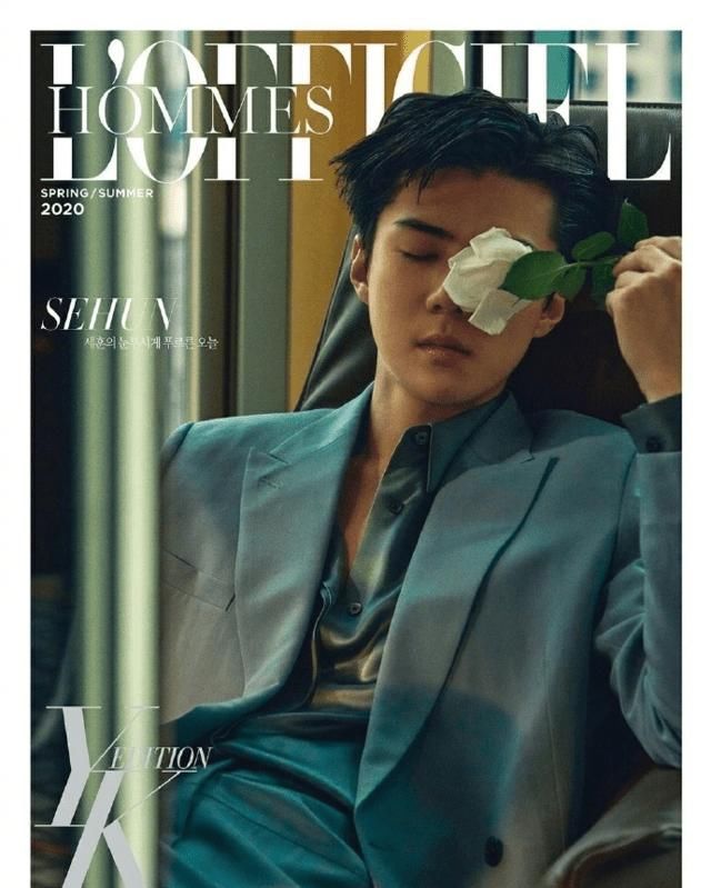 [吴世勋]SM两大门面的颜值暴击！俊美吴世勋，绝美林允儿，前后辈同登封面