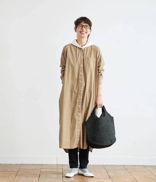 #卡其色#潮搭汇丨慢生活の森林系 20days清新自然风穿搭