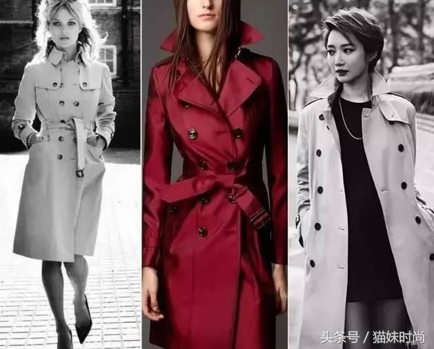 把旗袍比下去的风衣，搭打底裤都显美嫩，秋后穿美的倾国倾城