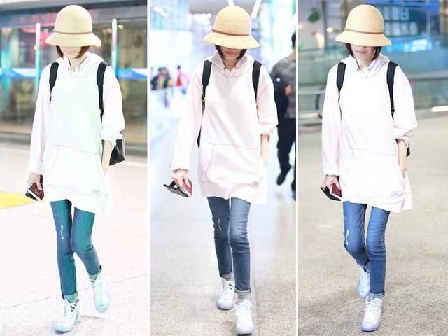 48岁鲁豫终于找回了高衣品，阔腿裤配宽松上衣，简直像换了个人