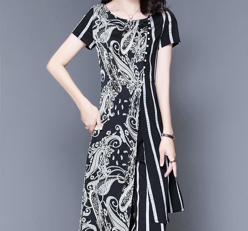 比旗袍还洋气的阔腿套装，47岁老婆一买7件，上班穿美的不重样