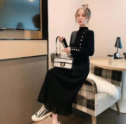  『挑选』好的材质更能带来高级感，连衣裙也要挑选好面料，时髦大气显身材