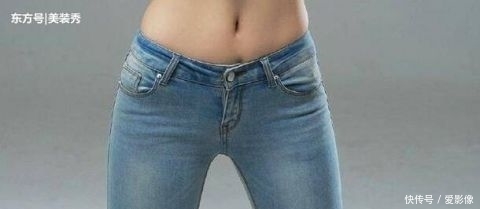 「清爽」清爽迷人的牛仔裤美女，回头率特别高！