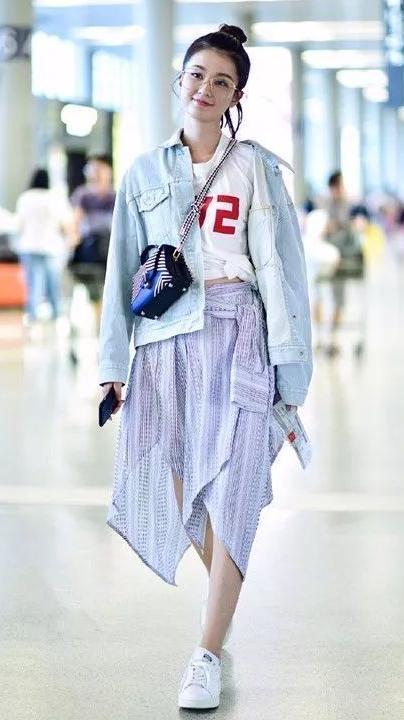 乔欣方脸才是“清流脸“，根本不用瘦！网友：素颜够真实，腿够长