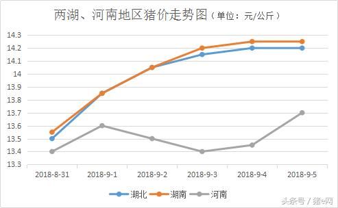 南方猪价继续发力，华东猪价再创新高