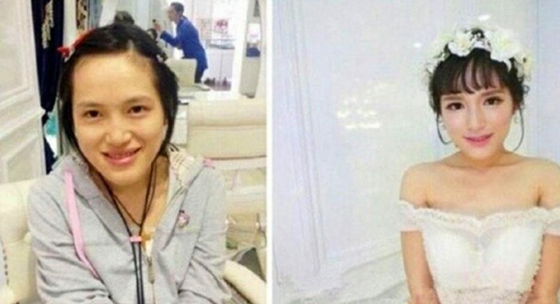 这些女人从不化妆，结婚当天化妆后，丈夫直呼不认识