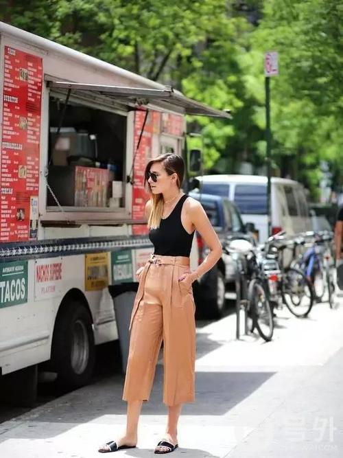 穿衣阔腿裤的夏日穿搭，这样穿准没错！